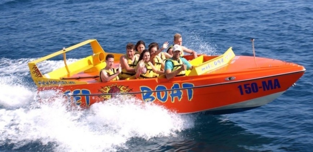 taxi jet boat ride